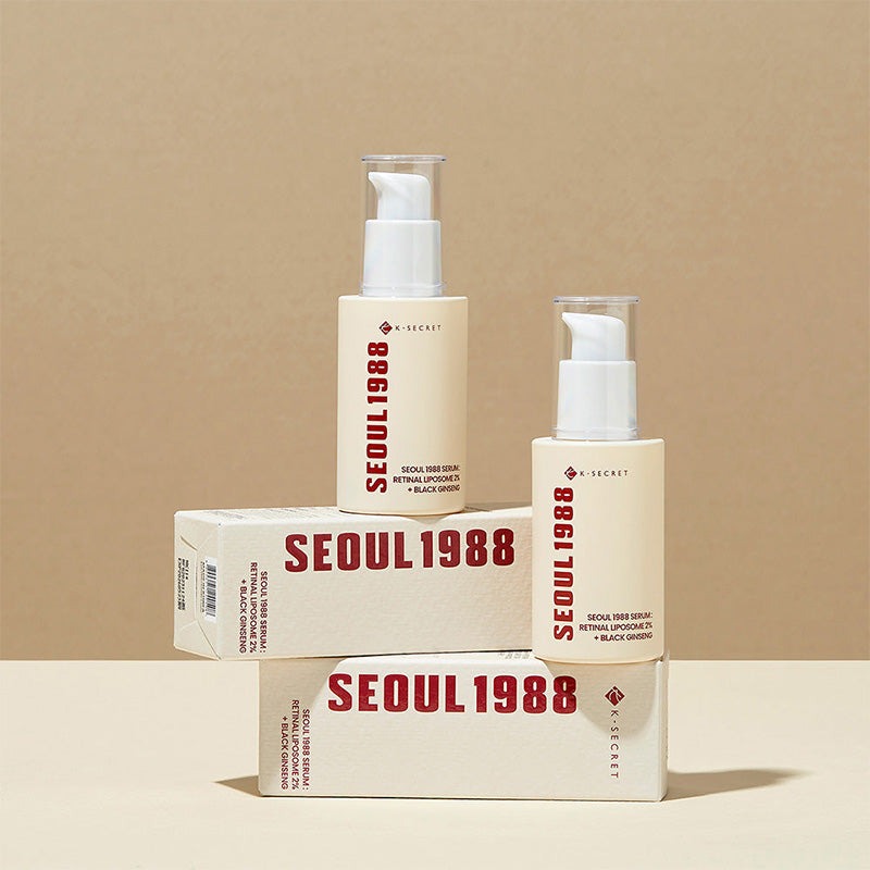 SEOUL 1988 Serum : Retinal Liposome 2% + Black Ginseng 30ml