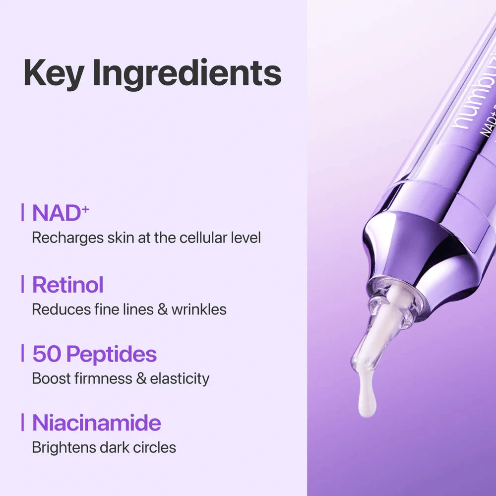 NUMBUZIN – No. 9 NAD+ Retinol Volumetox Eye Cream