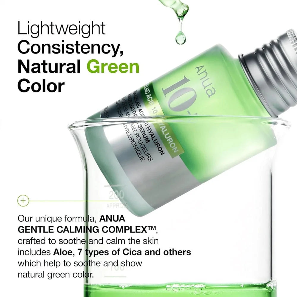 ANUA – Azelaic Acid 10 Hyaluron Redness Soothing Serum