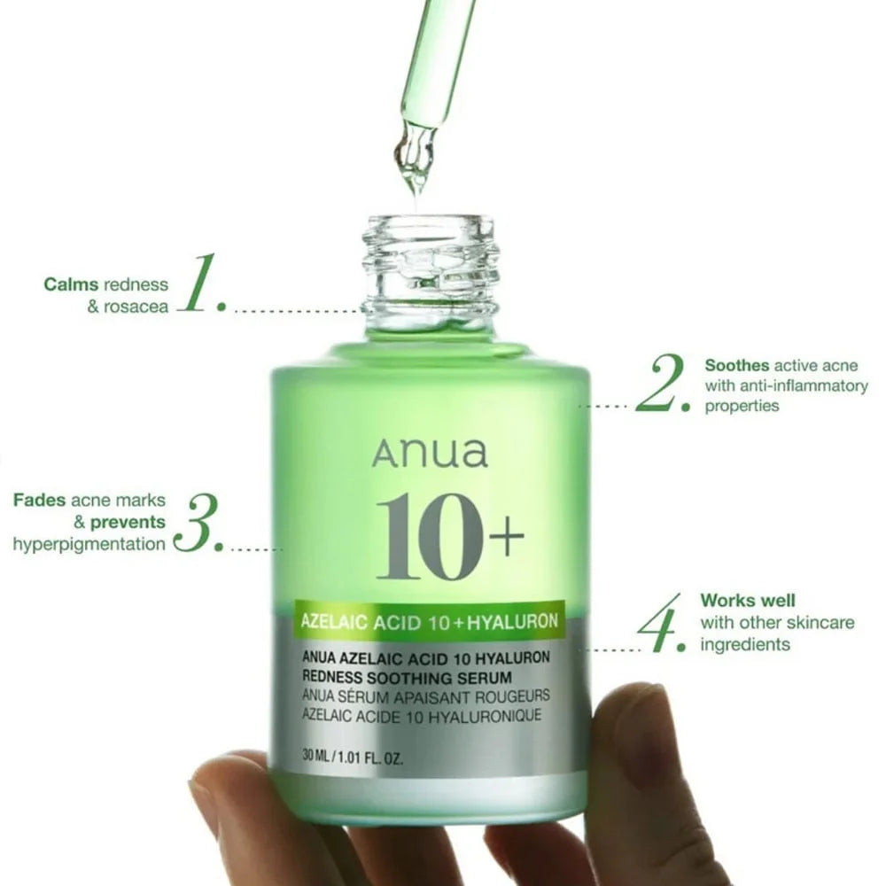 ANUA – Azelaic Acid 10 Hyaluron Redness Soothing Serum