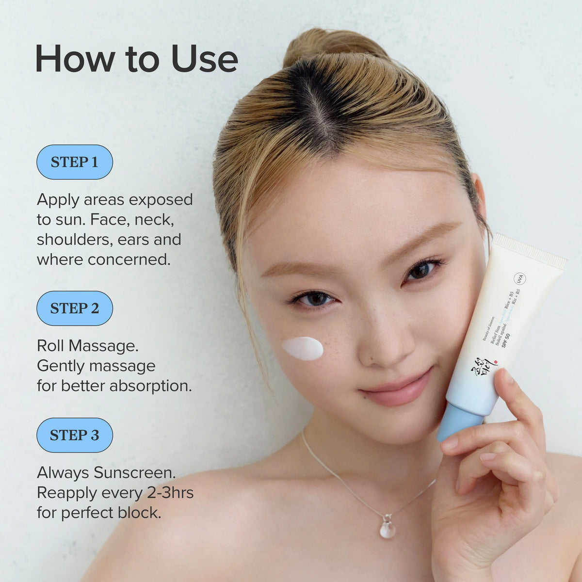 BEAUTY OF JOSEON – Relief Sun Aqua-fresh : Rice + B5 SPF50+ PA++++