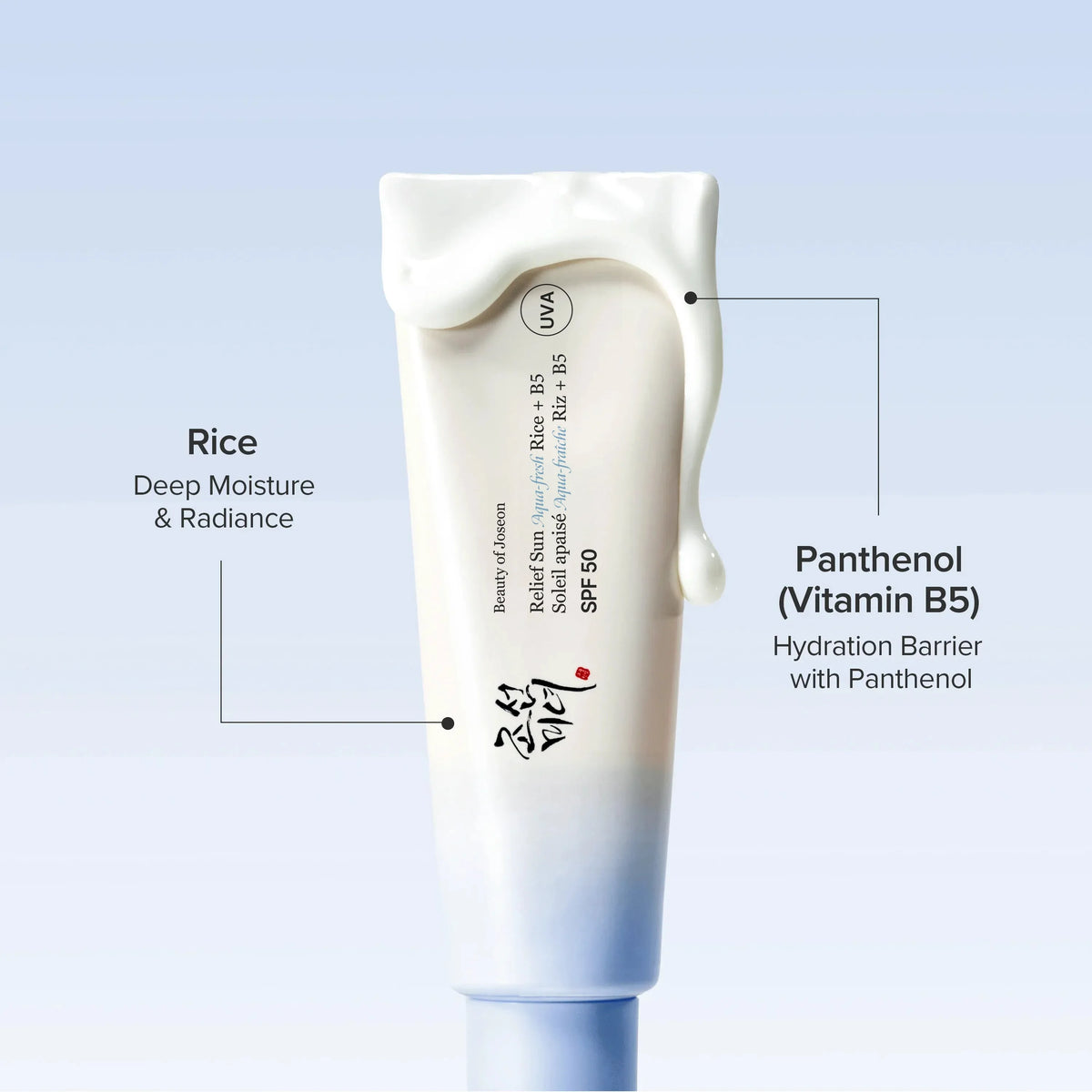 BEAUTY OF JOSEON – Relief Sun Aqua-fresh : Rice + B5 SPF50+ PA++++