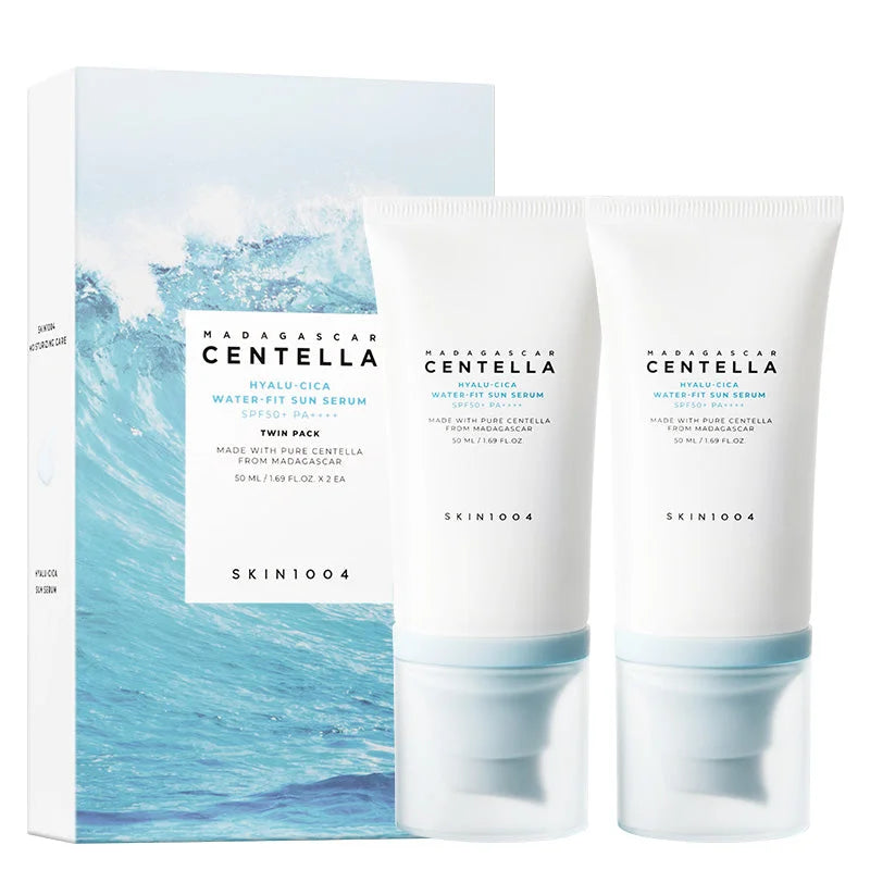 SKIN1004 – Madagascar Centella Hyalu-Cica Water-Fit Sun Serum Twin Pack (2 x 50ml)