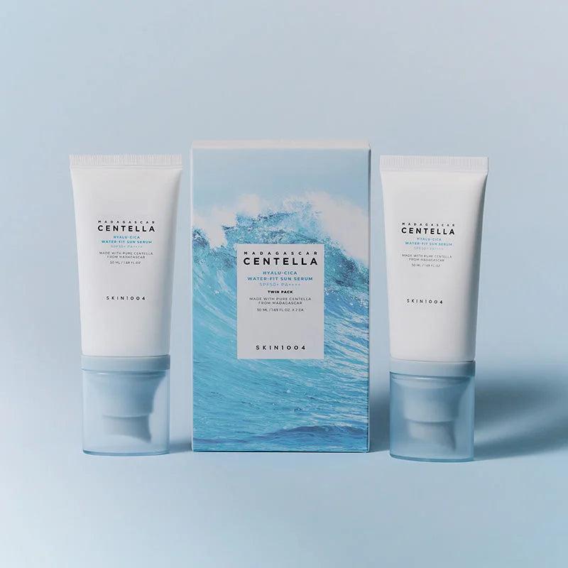 SKIN1004 – Madagascar Centella Hyalu-Cica Water-Fit Sun Serum Twin Pack (2 x 50ml)