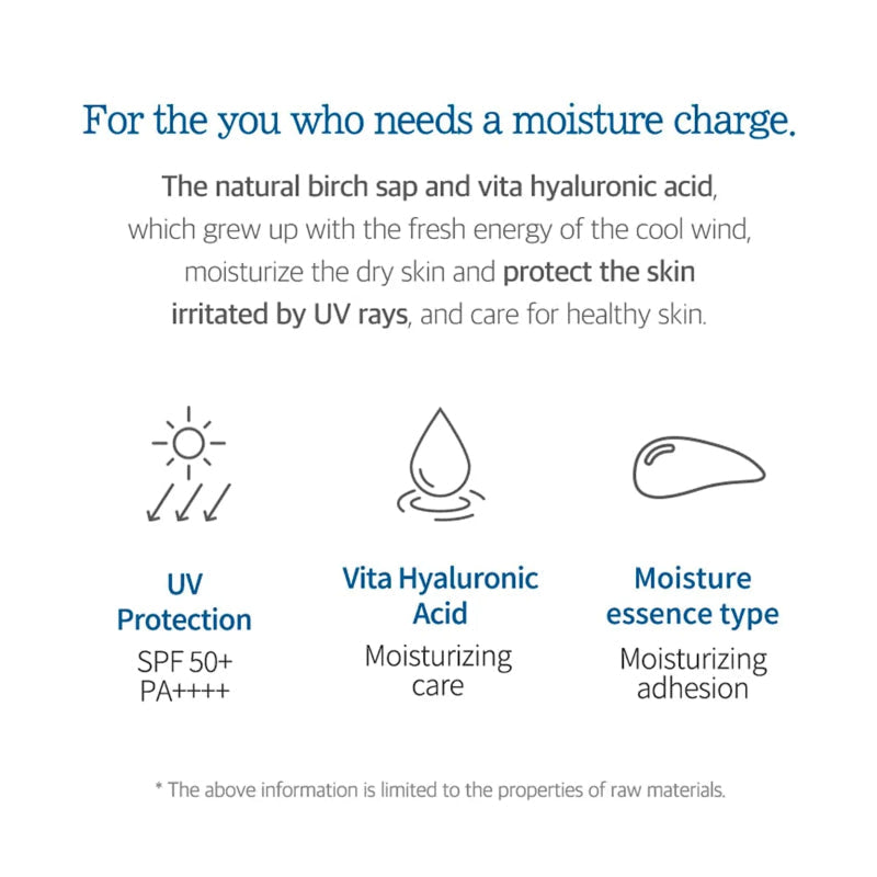 ROUND LAB – Birch Juice Moisturizing Sun Cream (50ml)