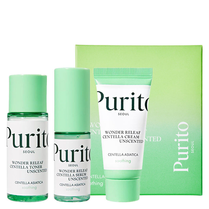 PURITO SEOUL – Wonder Releaf Centella Mini Kit Unscented