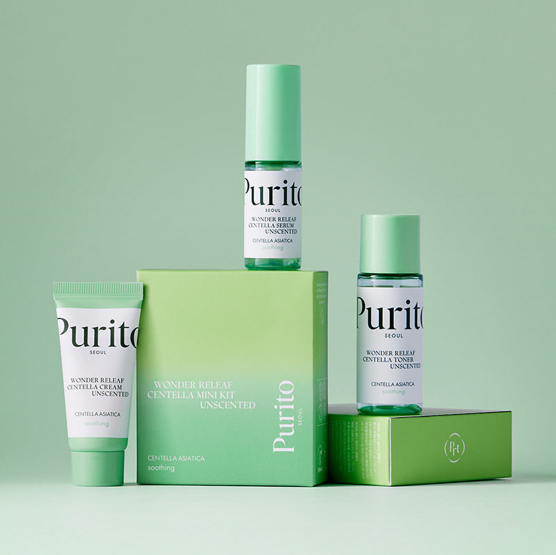 PURITO SEOUL – Wonder Releaf Centella Mini Kit Unscented