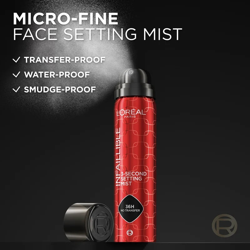 L'ORÉAL PARIS – Infaillible 3-Second Setting Mist (fixateur)