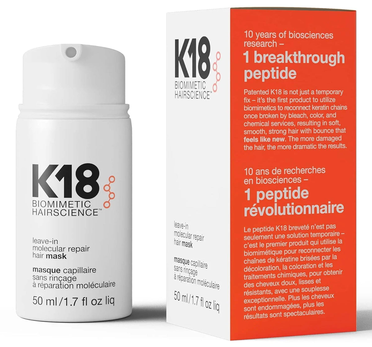 K18 – Leave-In Molecular Repair Hair Mask