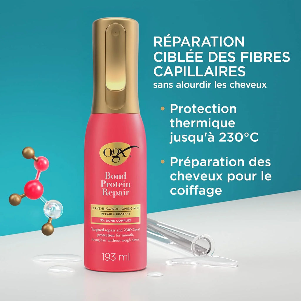 OGX Bond Protein Repair and Thermoprotective Mist Heat Protect Spray