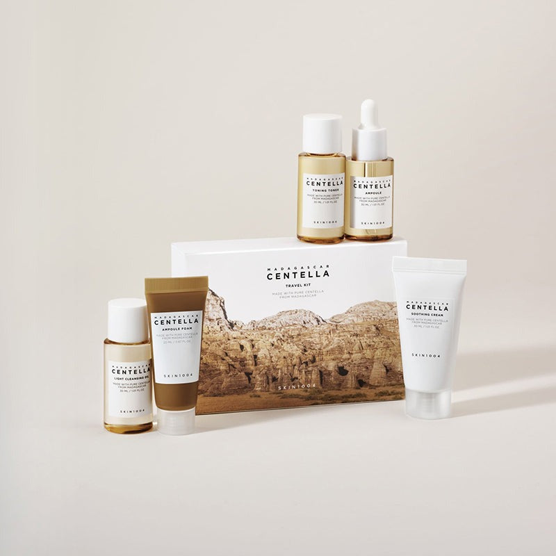 Madagascar Centella Travel Kit – Kit Soin Apaisant & Hydratant à la Centella Asiatica