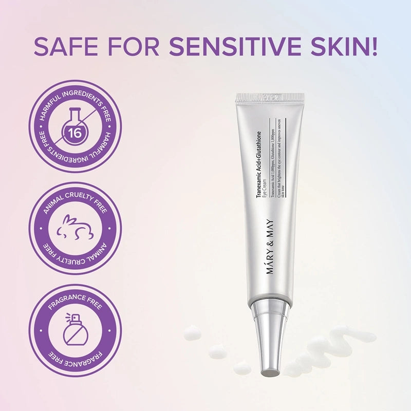 MARY & MAY – Tranexamic Acid + Glutathione Eye Cream
